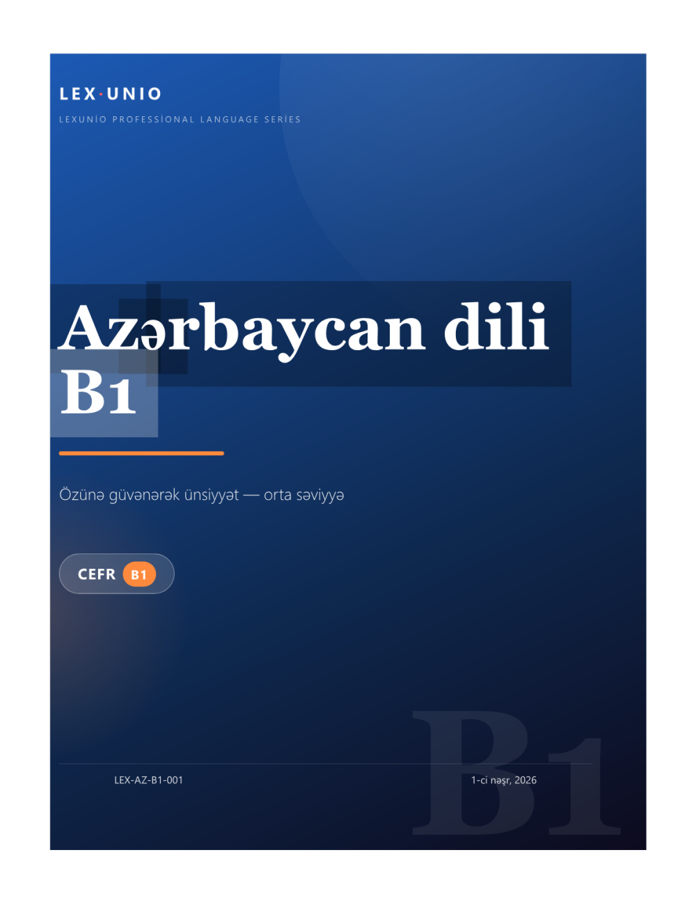 Azərbaycan dili B1